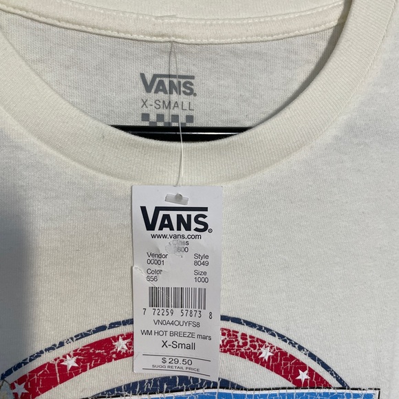 NWT Vans Tee sz S - Picture 2 of 2